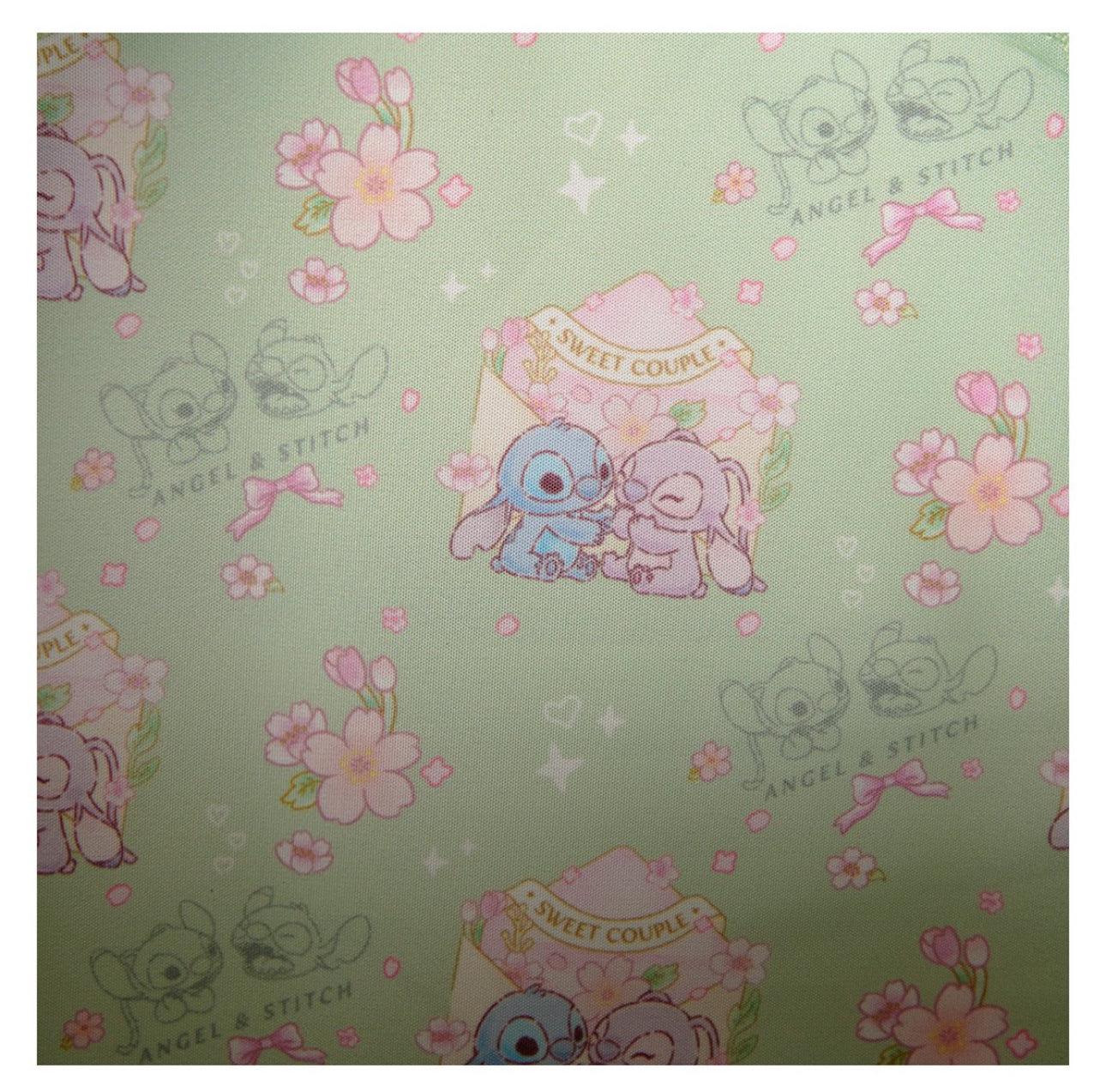 Stitch & Angel Cherry Blossom AOP Loungefly Mini-Backpack